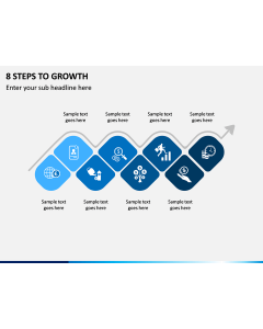 8 Steps To Growth PPT Slide 1