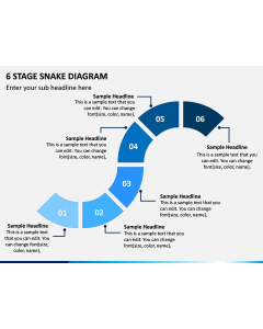 6 Stage Snake Diagram PPT Slide 1