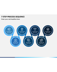 7 Step Process Sequence PPT Slide 1
