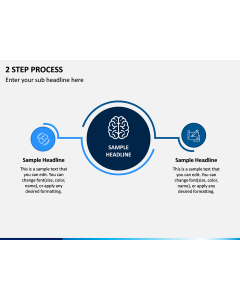 2 Step Process PPT Slide 1