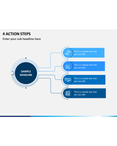 4 Action Steps PPT Slide 1