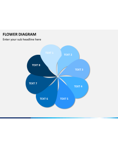 Flower diagram PPT slide 1