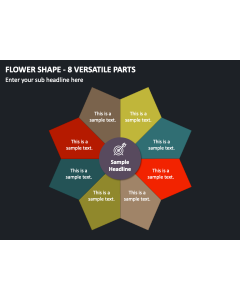 Flower Shape - 8 Versatile Parts PPT Thumbnail
