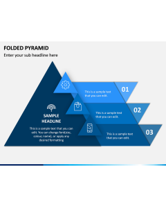 Folded Pyramid PPT Slide 1