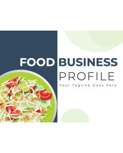 Food Business Profile PPT Slide 1