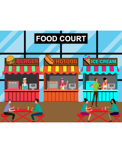 Food Court PPT Slide 1
