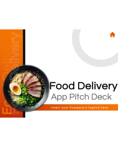 Food Delivery App Pitch Deck PPT Thumbnail