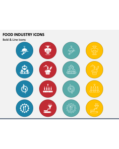 Food Industry Icons PPT Slide 1