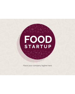 Food Startup Pitch Deck PPT Slide 1