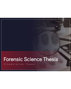 Forensic Science Thesis PPT Thumbnail
