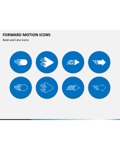 Forward Motion Icons Slide 1