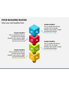 Four Building Blocks PPT Slide 1