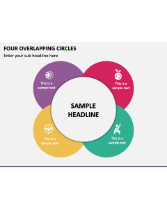Four Overlapping Circles PPT Slide 1