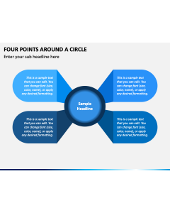 Four Points Around a Circle PPT Slide 1