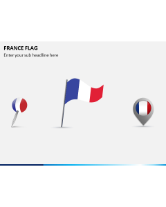 France Flag PPT Slide 1