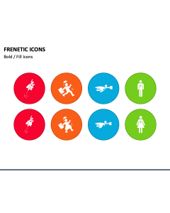 Frenetic Icons PPT Slide 1