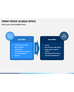 Front Office vs Back Office PPT Slide 1