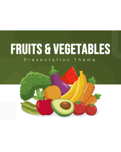 Fruits and Vegetables Theme PPT Thumbnail