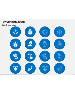 Fundraising Icons PPT Slide 1