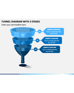 Funnel Diagram With 3 Stages Slide 1