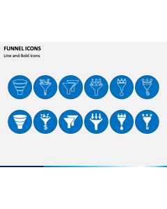 Funnel Icons PPT Slide 1