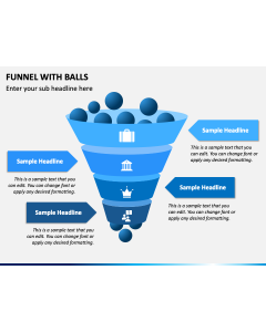Funnel with Balls PPT Slide 1