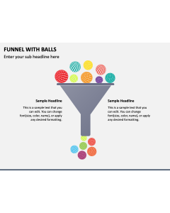 Funnel With Balls PPT Slide 1