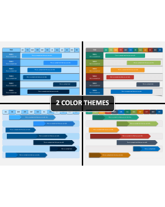 Gantt Chart Monthly PPT Cover Slide