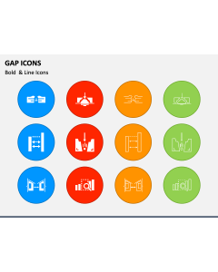 Gap Icons PPT Slide 1