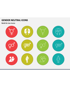 Gender Neutral Icons PPT Slide 1