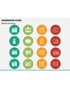Generator Icons PPT Slide 1