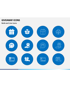 Giveaway Icons PPT Slide 1