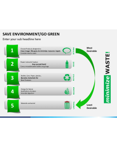 Go Green Free PPT slide 
