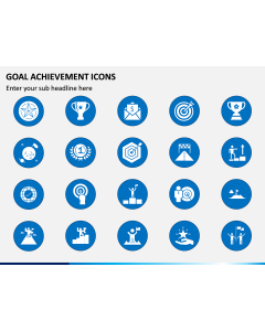 Goal Achievement Icons PPT Slide 1