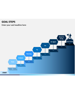 Goal Steps PPT Slide 1