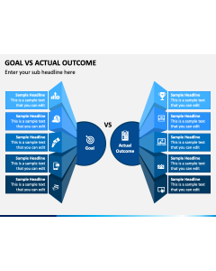 Goal Vs Actual Outcome PPT Slide 1