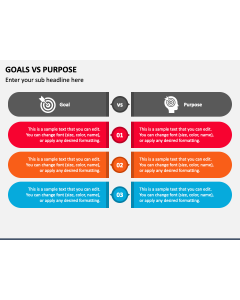 Goals Vs Purpose PPT Slide 1
