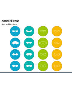 Goggles Icons Slide 1