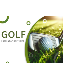 Golf Presentation Theme PPT Slide 1