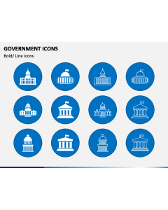 Government Icons PPT Slide 1