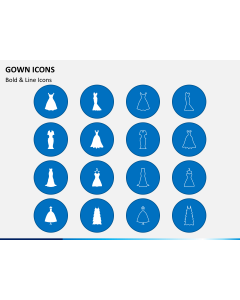 Gown Icons Slide 1
