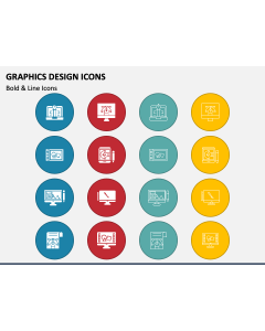 Graphics Design Icons PPT Slide 1