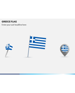 Greece Flag PPT Slide 1