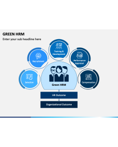 Green HRM PPT Slide 1