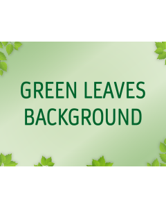 Green Leaves Background PPT Slide 1
