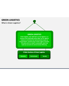 Green Logistics PPT Slide 1