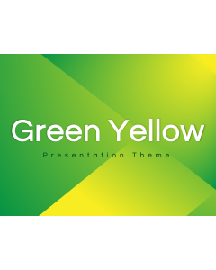 Green Yellow Presentation Theme PPT Thumbnail
