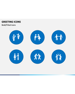Greeting Icons PPT Slide 1