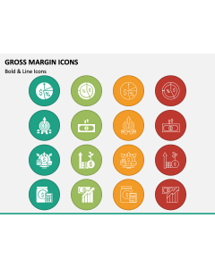 Gross Margin Icons PPT Slide 1