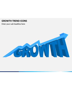 Growth Trend Icons PPT Slide 1